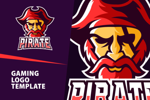Crafting a Bold Pirate Mascot Gaming Logo