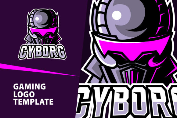 Cyborg Mascot Gaming Logo Design: A Versatile Solution for Your Brand