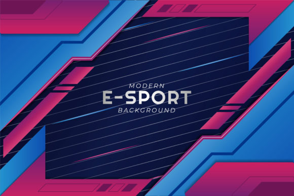 Futuristic Gaming Blue Purple Background: A Versatile Design for Modern Projects