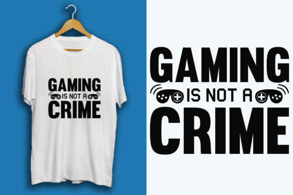 Gaming Gamer SVG Design: Gaming is Not a Crime