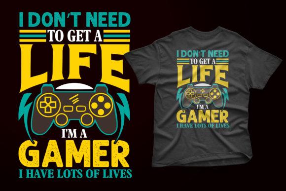 Gaming Joystick T-Shirt Design Graphics: The Vector Asset Powering Modern Merch