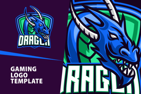 Green Dragon Mascot Gaming Logo Design: A Versatile and Creative Solution for Your Brand