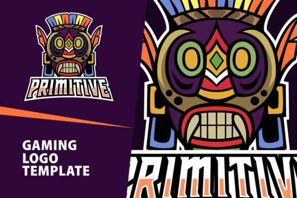 Primitive Mascot Gaming Logo Design: A Versatile Solution for Your Brand