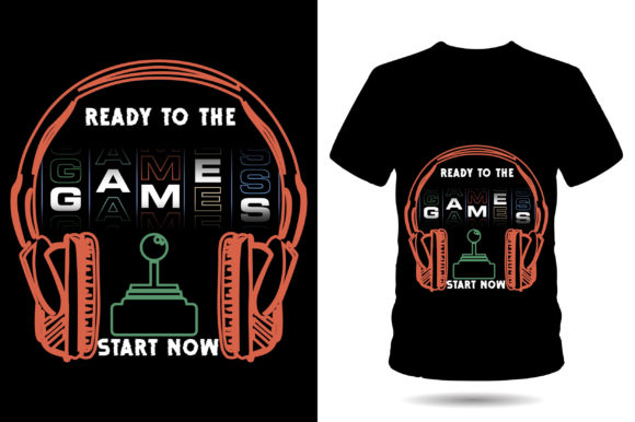 Ready to the Games: A Gaming T-Shirt Design for Modern Creators