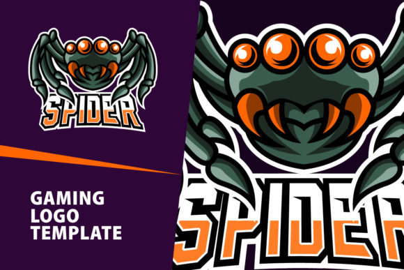 Spider Mascot Gaming Logo Design: A Versatile Solution for Your Branding Needs