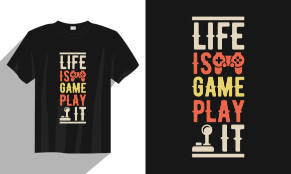 The Art of Expression: How Gaming Typography T-Shirt Designs Connect Players and Passion