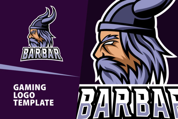 Unleashing Creativity with the Barbarian Mascot Gaming Logo Design