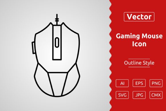 Unlocking Creativity with Vector Gaming Mouse Outline Icon Design