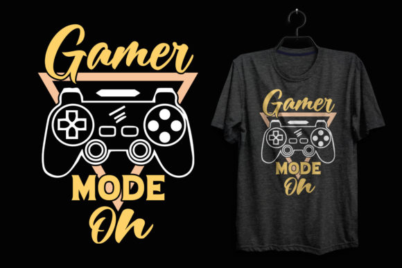 Unlocking Your Creative Workflow: The Gamer Mode Typography T-Shirt Design Bundle