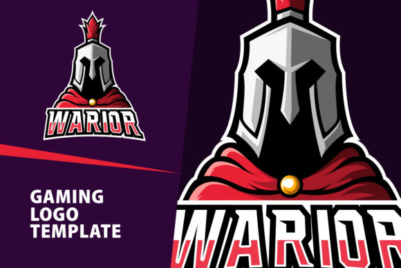 Warior Mascot Gaming Logo Design: A Versatile Asset for Your Brand